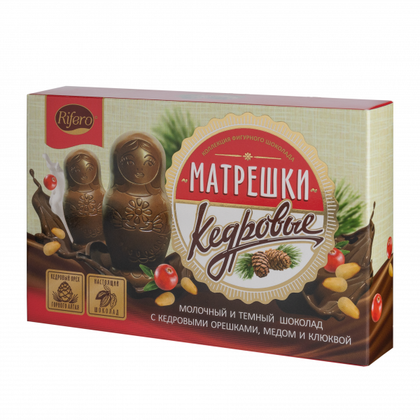 №1 Риф и ко Конфеты "Матрёшки кедровые" 100г           в Чите