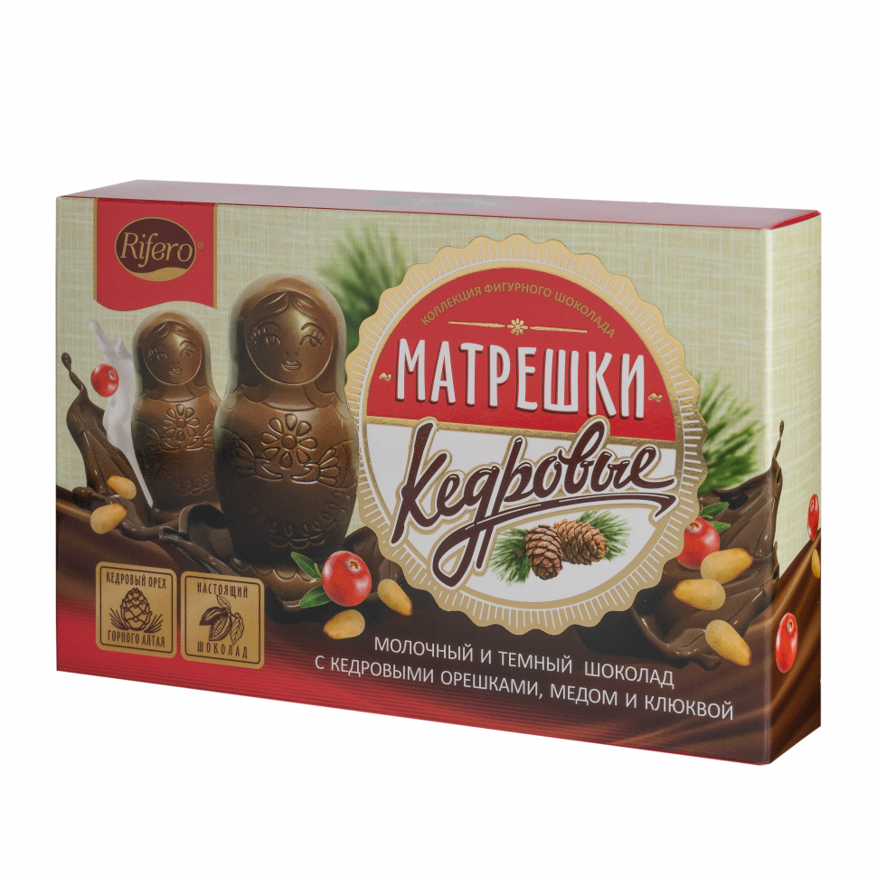  Риф и ко Конфеты "Матрёшки кедровые" 100г           в Чите
