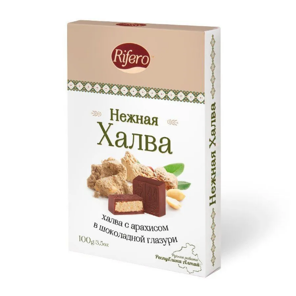 №1 Риф и ко Конфеты "НЕЖНАЯ халва" 100г    в Чите