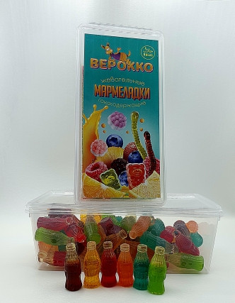  Жевательный мармелад Бутылочки, 250г      в Чите